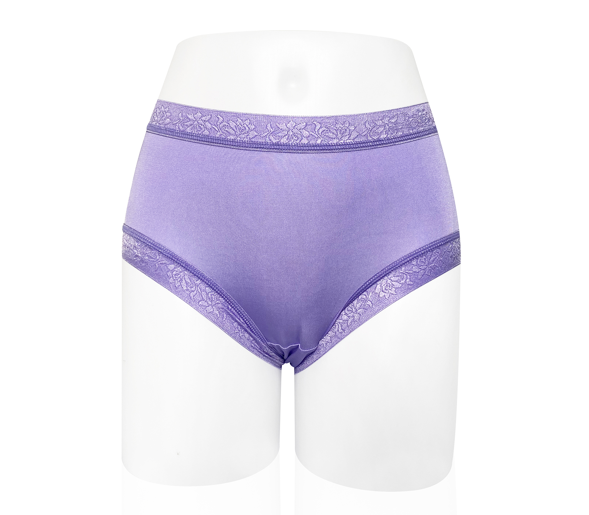 闕蘭絹30針時尚新色100%蠶絲內褲 - 88918 (紫)